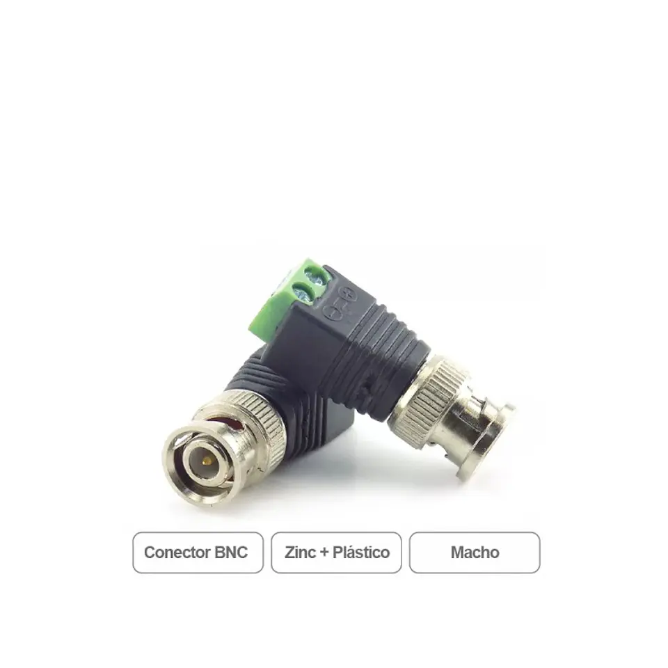 Conector Bnc Macho Atornillado Para Cámaras Cctv 1