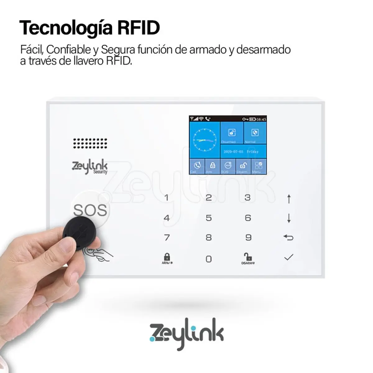 Sistema Alarma K9 Plus 4G WiFI Para Casa Negocio 5 Sensores