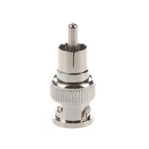 Adaptador Conector Bnc Macho A Rca Macho