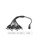 Cable Divisor De Poder Pulpo 1 A 8 Para Cámara Seguridad Bnc Cctv - Miniatura 1