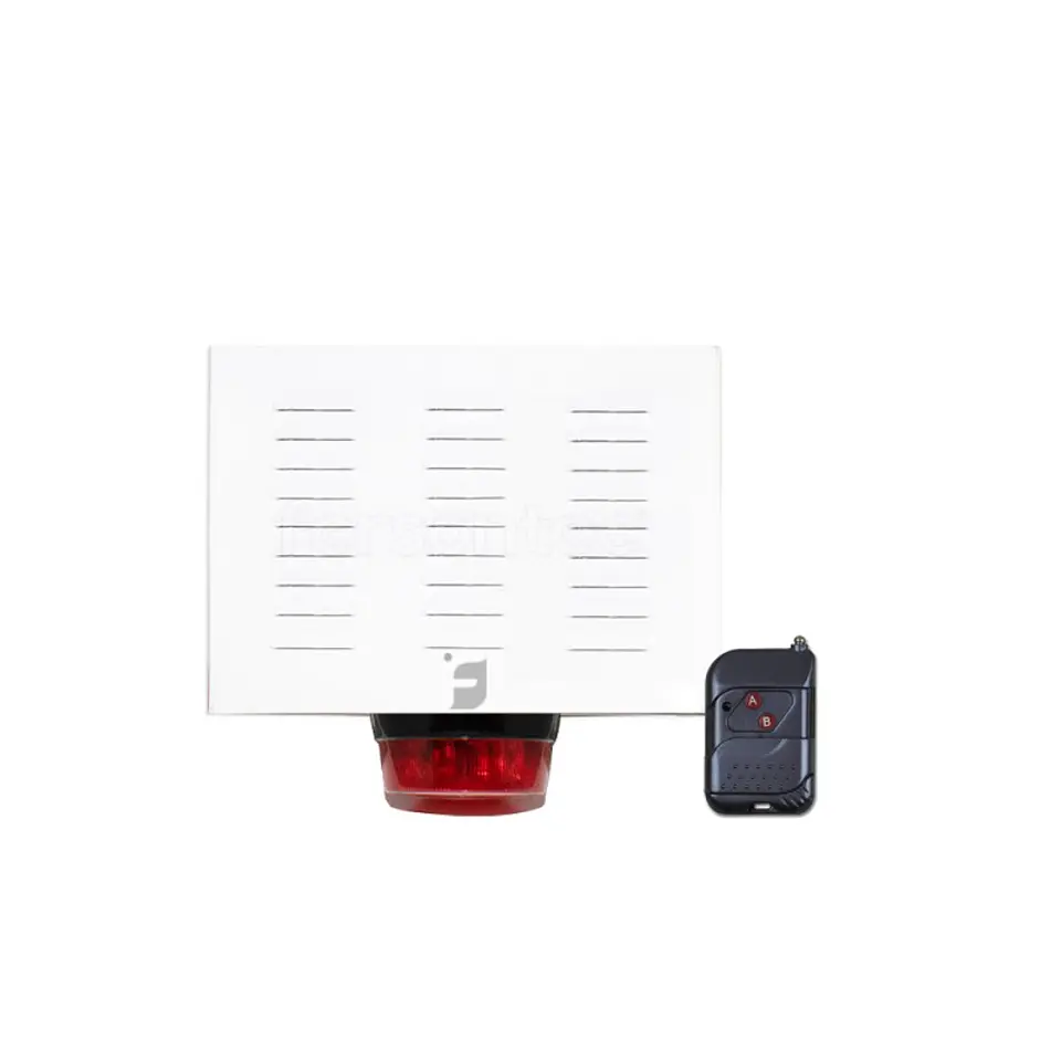 Sirena Comunitaria Inalambrica Rf 2 Tonos Para Emergencia Y Robo 60W 1