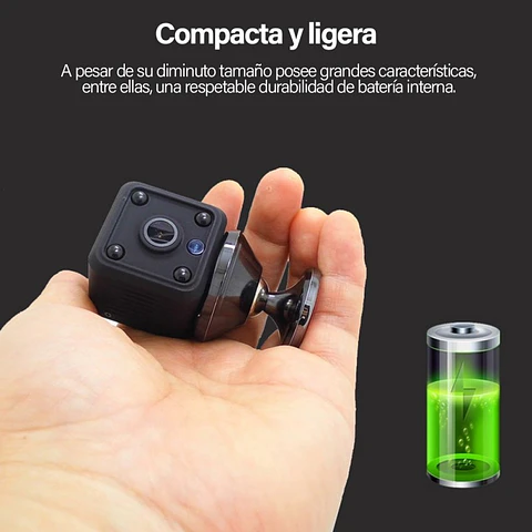 Mini Cámara Wifi Espia Oculta 1080P Full Hd Bateria Zeylink