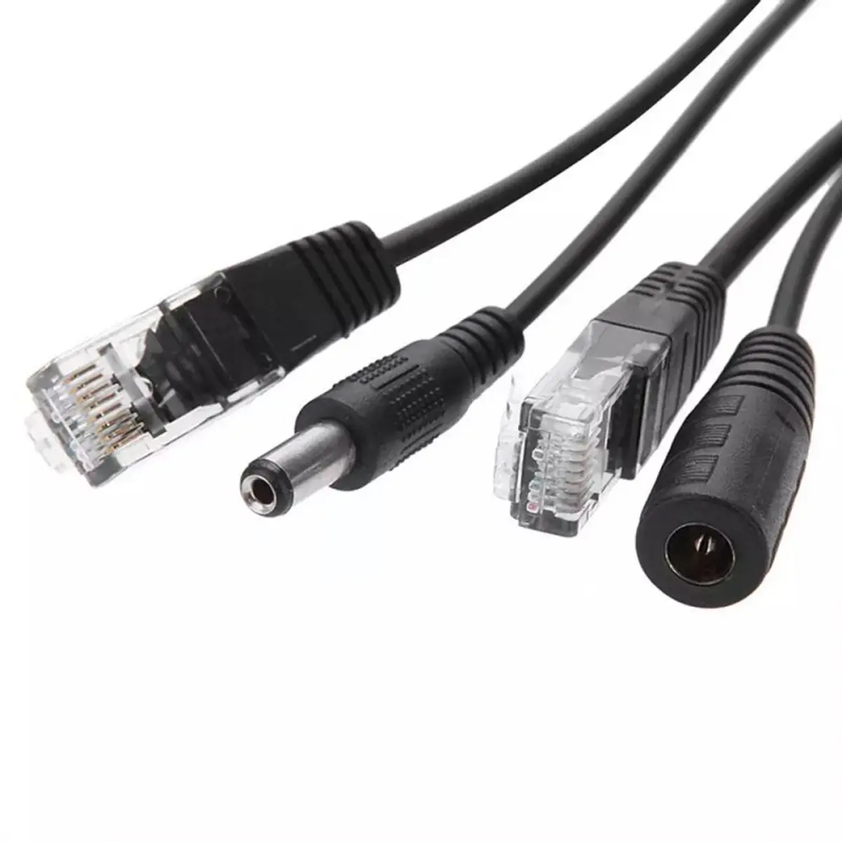 Conector Poe Adaptador Inyector Pasivo Rj45 Con Plug De P...