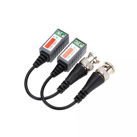 Video Balun Pasivo Transmisor De Señal Para Cámaras De Seguridad