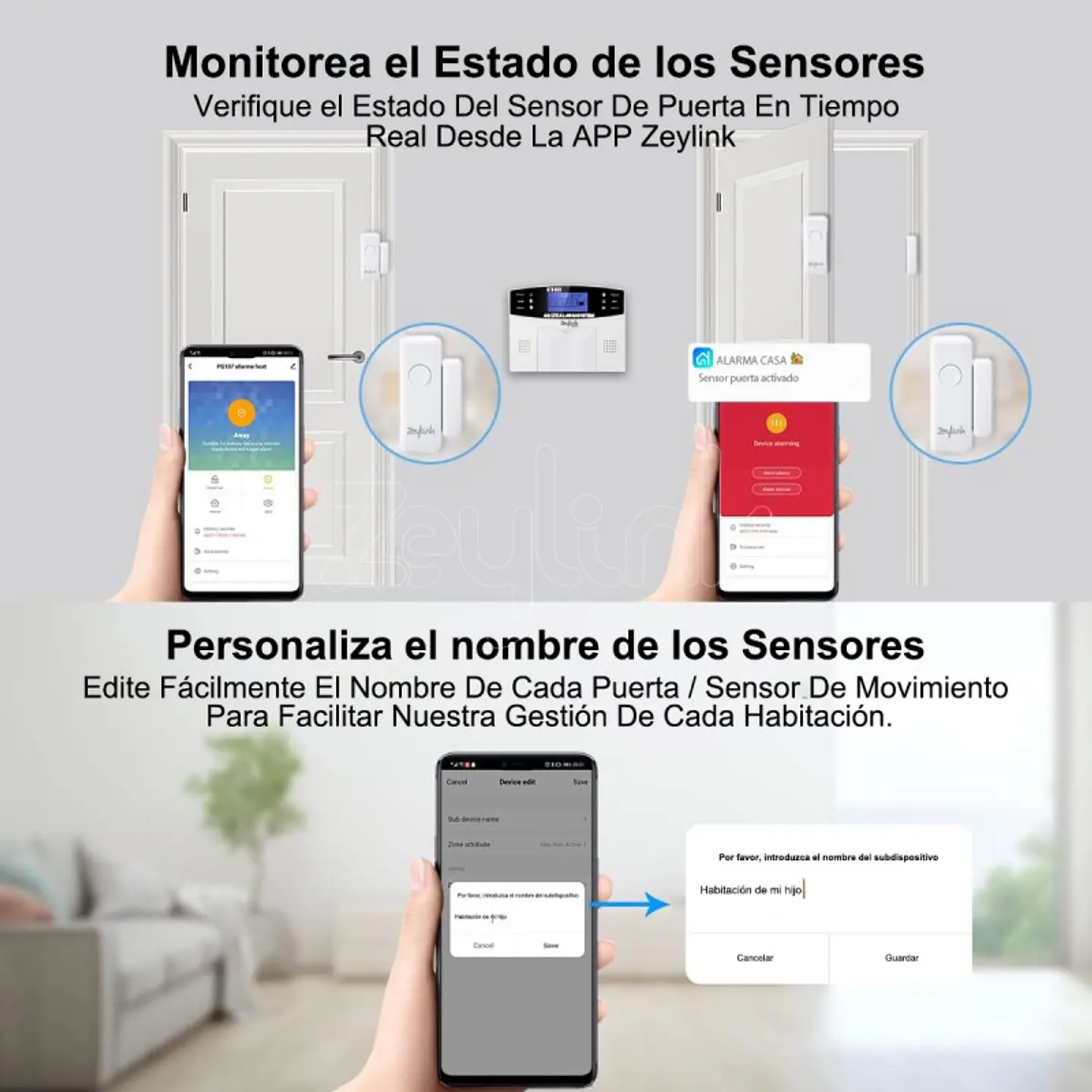 Sistema De Alarma 4G Lte Para Casa Y Negocio Ft 3000 Plus Seguridad 6