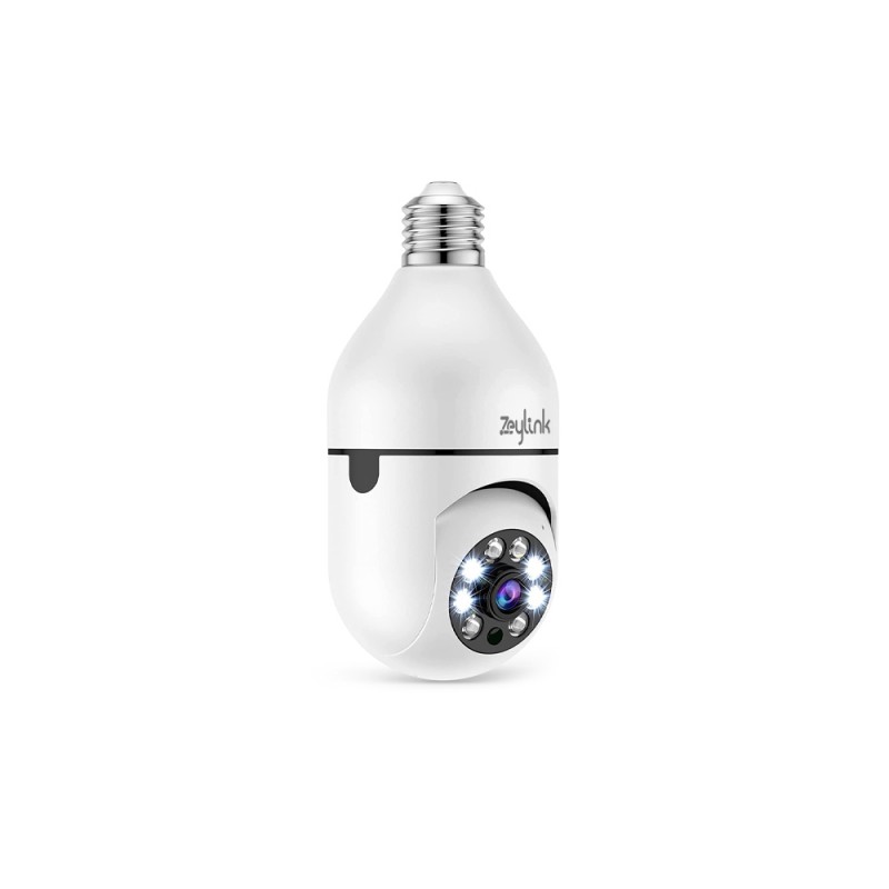 Camara Ampolleta Wifi 4MP 2K 360 Panoramica E27 Alta Nitidez