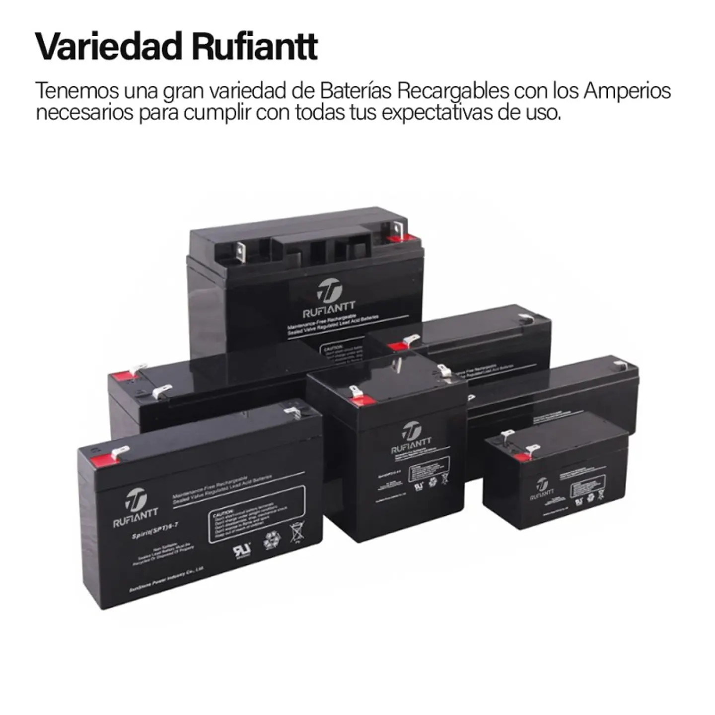 Bateria 12V 1.3 Ah Recargable 4