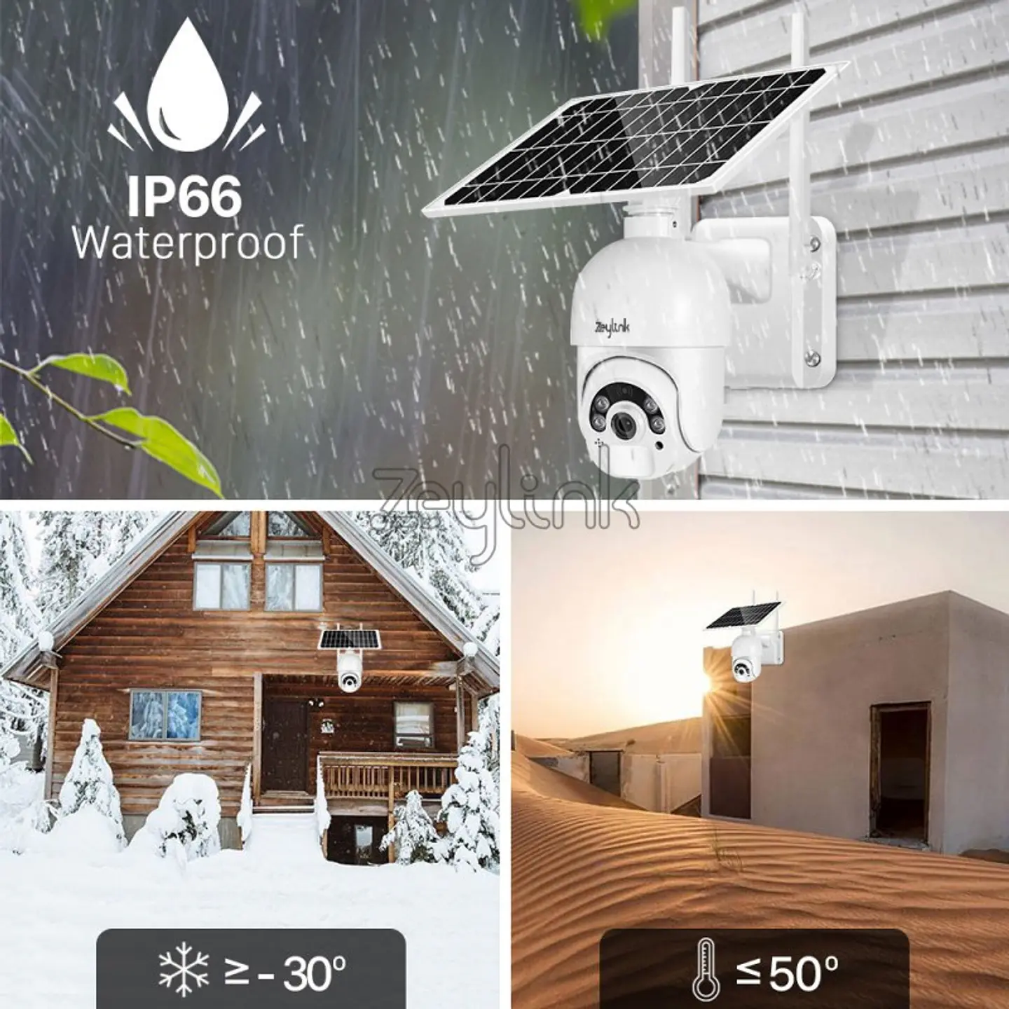 Cámara 4G 3MP SuperHD Con Tarjeta Sim Ptz Domo 360° Panel Solar Exterior 6