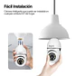 Camara Ampolleta Wifi 4MP 2K 360 Panoramica E27 Alta Nitidez - Miniatura 2