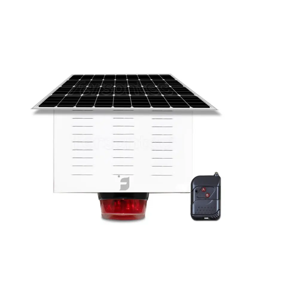 Alarma Comunitaria Solar Autonoma 30W 128Db Inalambrica Sos Vecinal 1