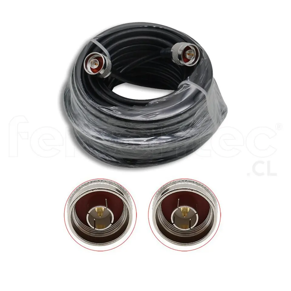 Cable Coaxial Macho N 10 Metros Para Repetidor De Señal Celular 3
