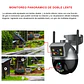 Cámara Seguridad IP Wifi 4MP Exterior Doble Lente Ptz 360° Full Color - Miniatura 2