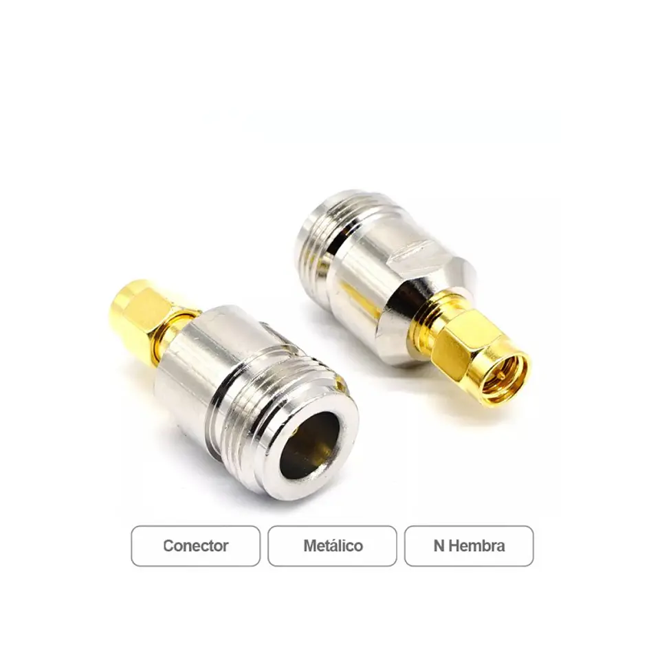 Conector Adaptador N Hembra A Sma Macho 1