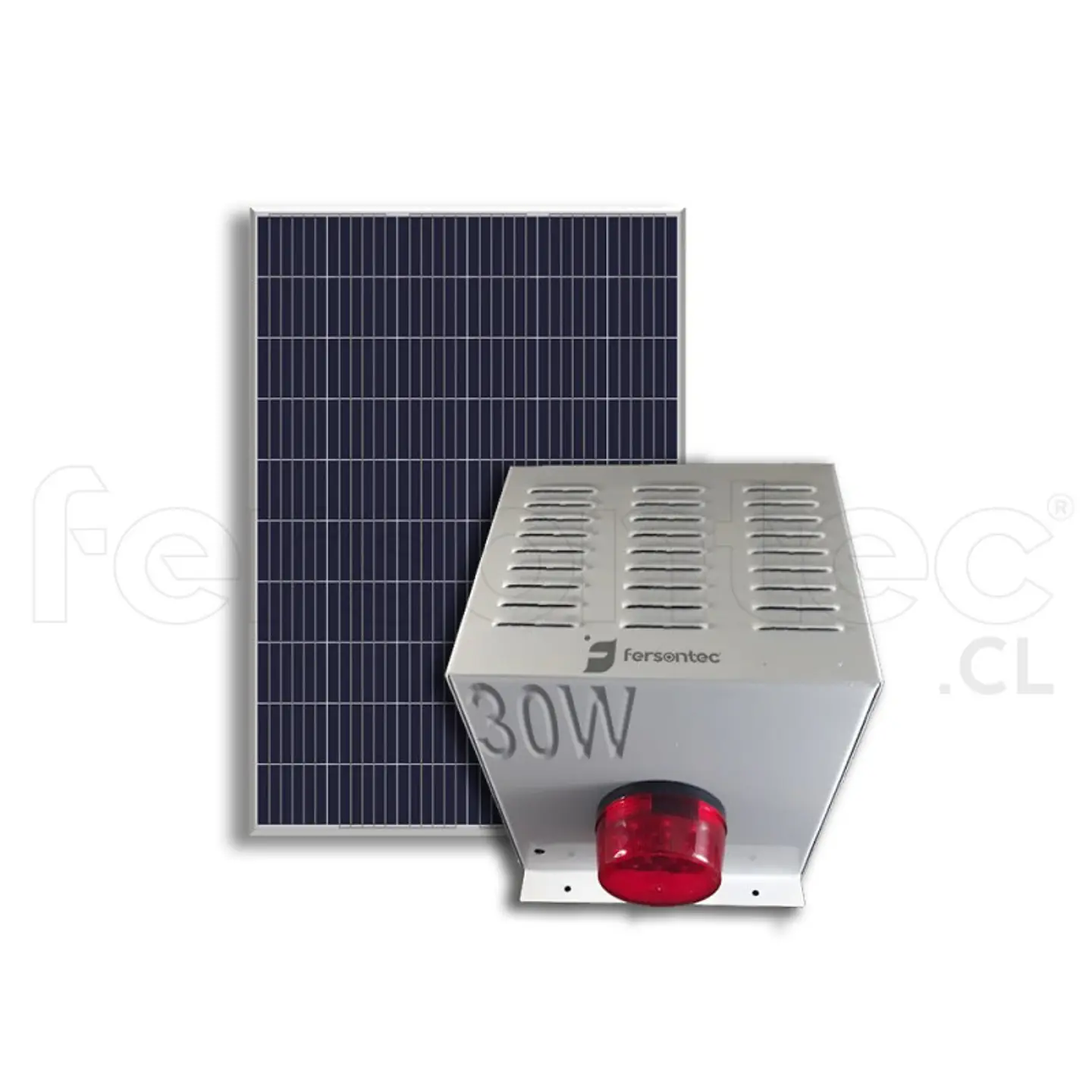 Alarma Comunitaria Solar Autonoma 30W 128Db Inalambrica Sos Vecinal 3
