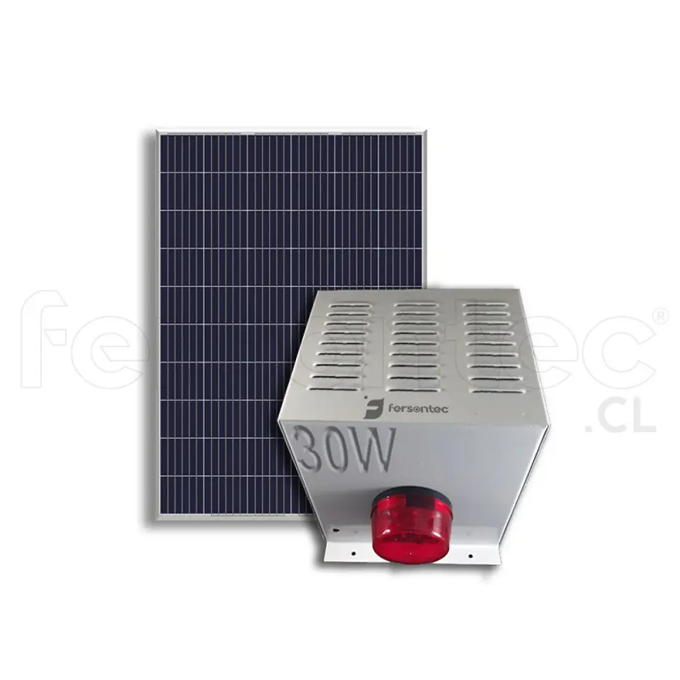 Alarma Comunitaria Solar Autonoma 30W 128Db Inalambrica Sos Vecinal 3