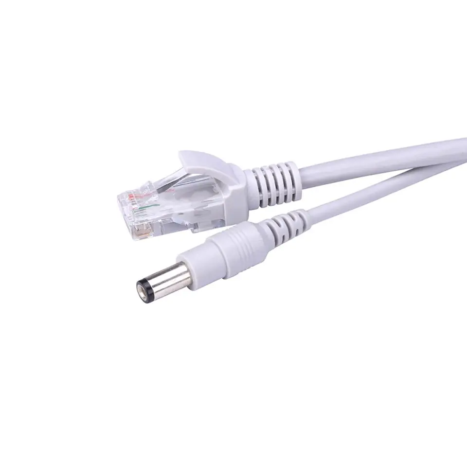 Cable Ethernet Rj45 + Dc Poder Cat5E 10 Mts Para Cámaras Ip Nvr Cctv 2