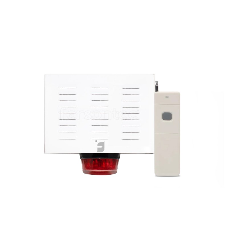 Alarma Comunitaria 60W Sos Activacion Larga Distancia Alta Potencia