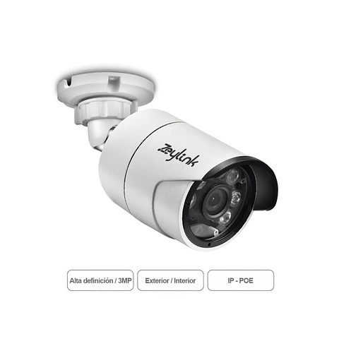Camara Ip Wifi 1080P 2Mp Compatible Con Kit Nvr Inalambrico Zeylink