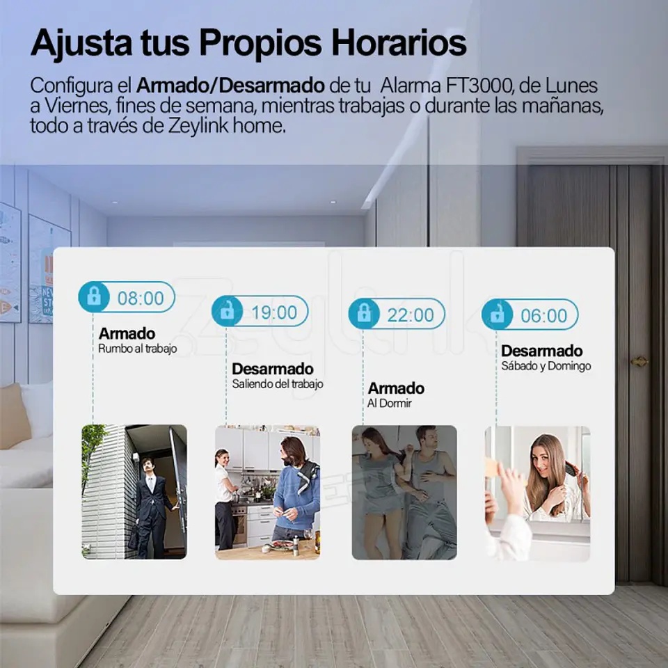 Sistema De Alarma 4G Lte Para Casa Y Negocio Ft 3000 Plus Seguridad 9