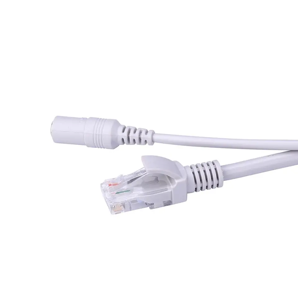 Cable Ethernet Rj45 + Dc Poder Cat5E 10 Mts Para Cámaras Ip Nvr Cctv 3