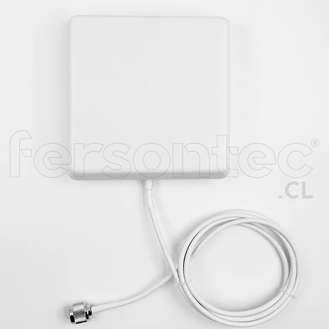 Antena Interior Panel Omnidireccional 9Dbi 2G-3G-4G Conector Hembra N 700 - 2700 Mhz