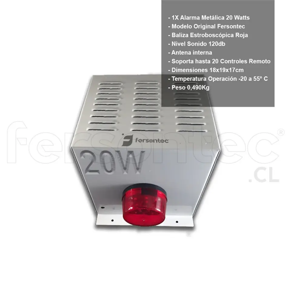 4 Botones De Panico Largo Alcance 5Km + Sirena Alarma Comunitaria 20W 3