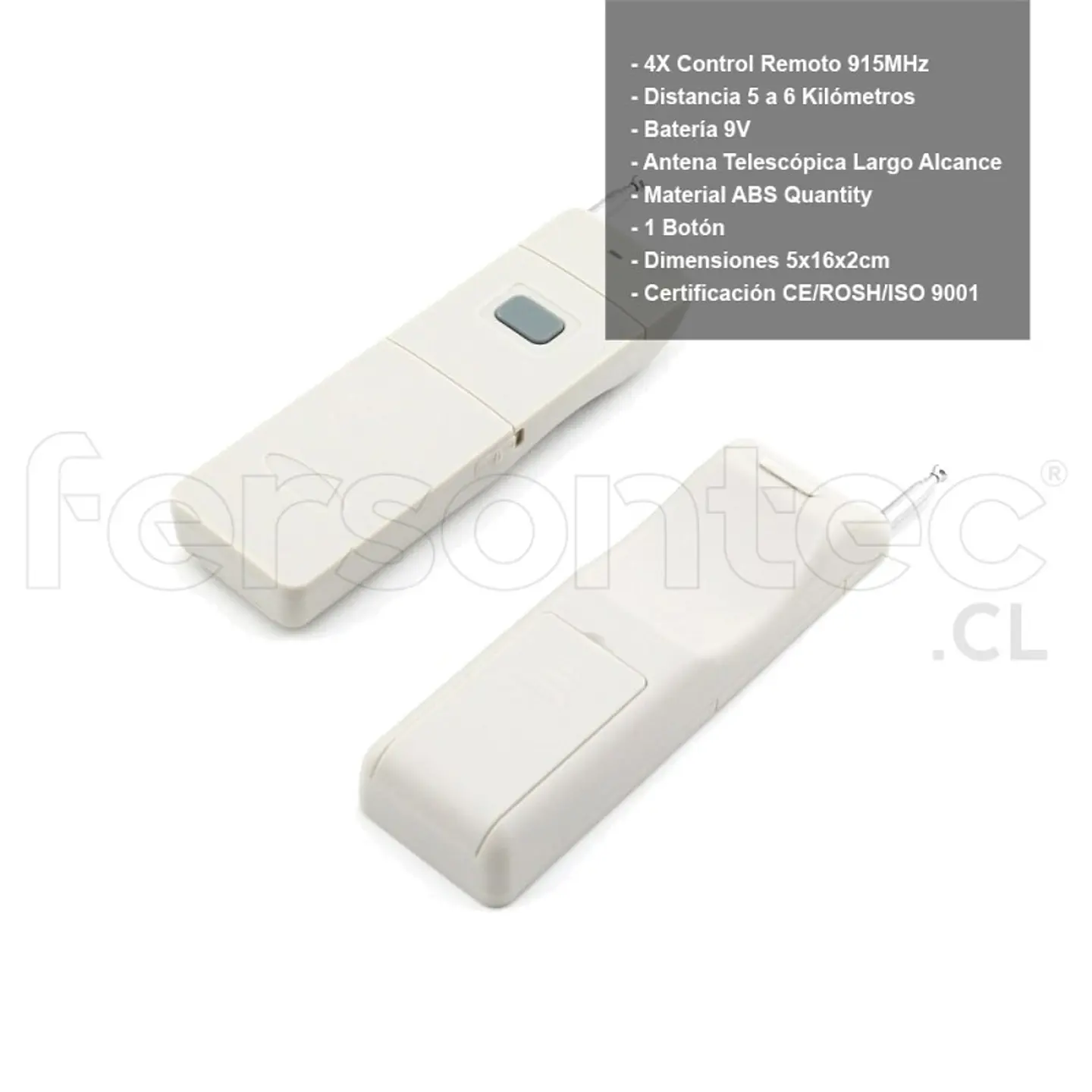 4 Botones De Panico Largo Alcance 5Km + Sirena Alarma Comunitaria 20W 4