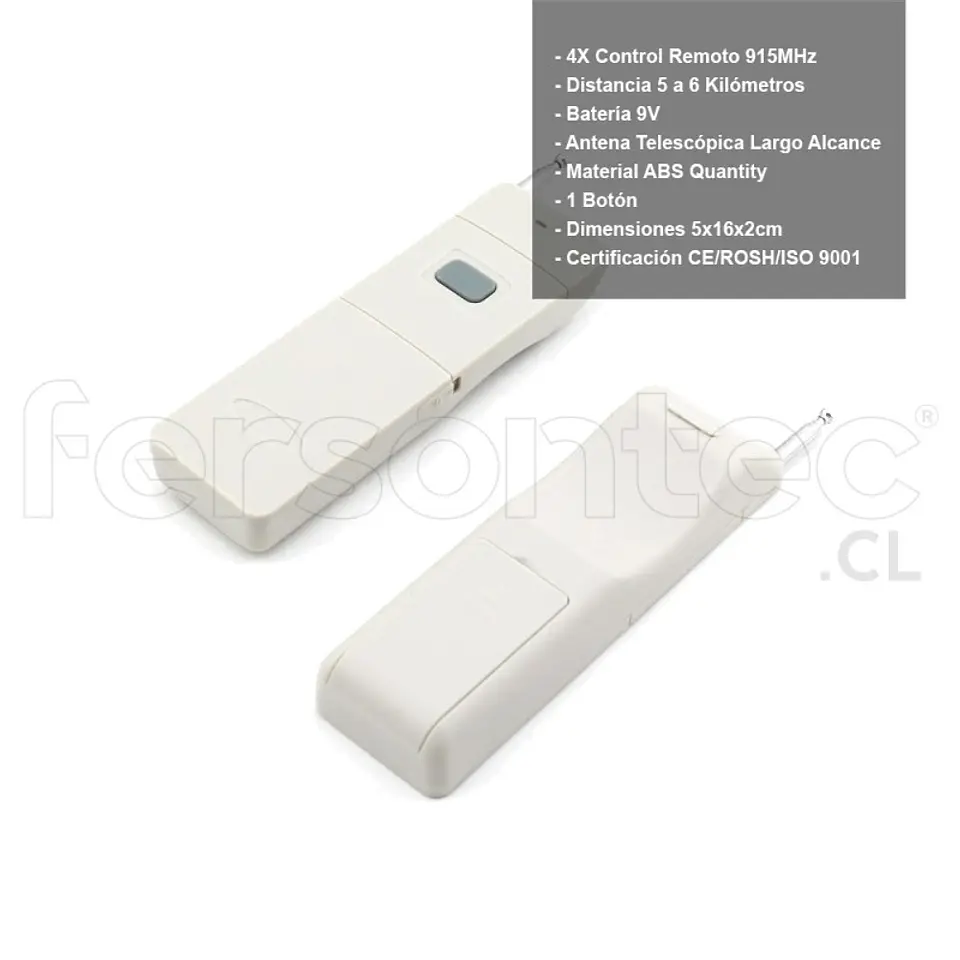 4 Botones De Panico Largo Alcance 5Km + Sirena Alarma Comunitaria 20W 4