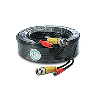 Cable Cctv Cámaras De Seguridad Video Y Poder Bnc 20 Metros