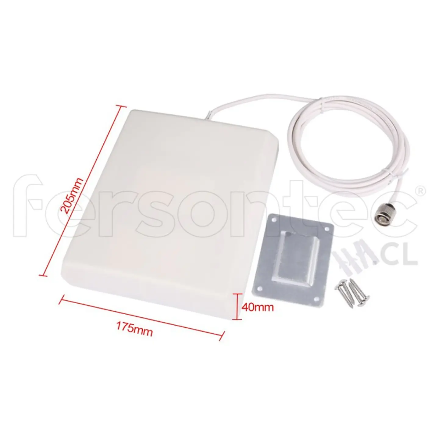 Antena Interior Panel Omnidireccional 9Dbi 2G-3G-4G Conector Hembra N 700 - 2700 Mhz 4