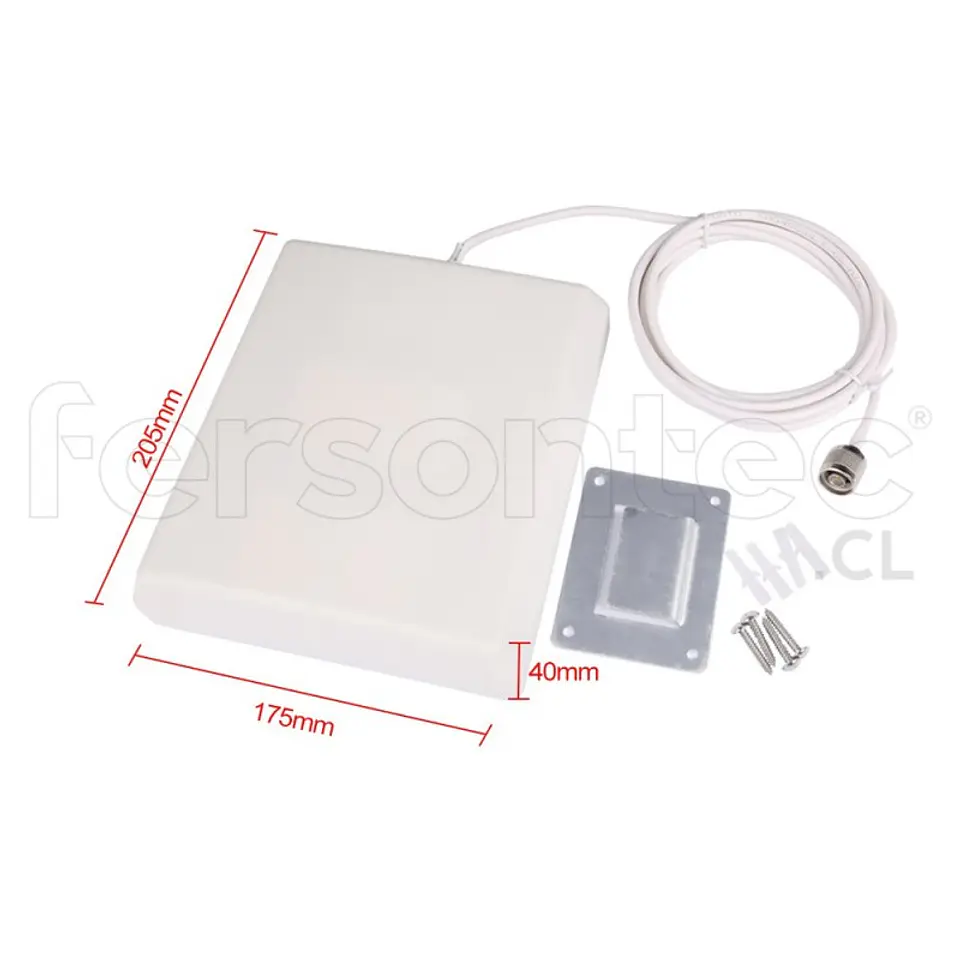 Antena Interior Panel Omnidireccional 9Dbi 2G-3G-4G Conector Hembra N 700 - 2700 Mhz 4