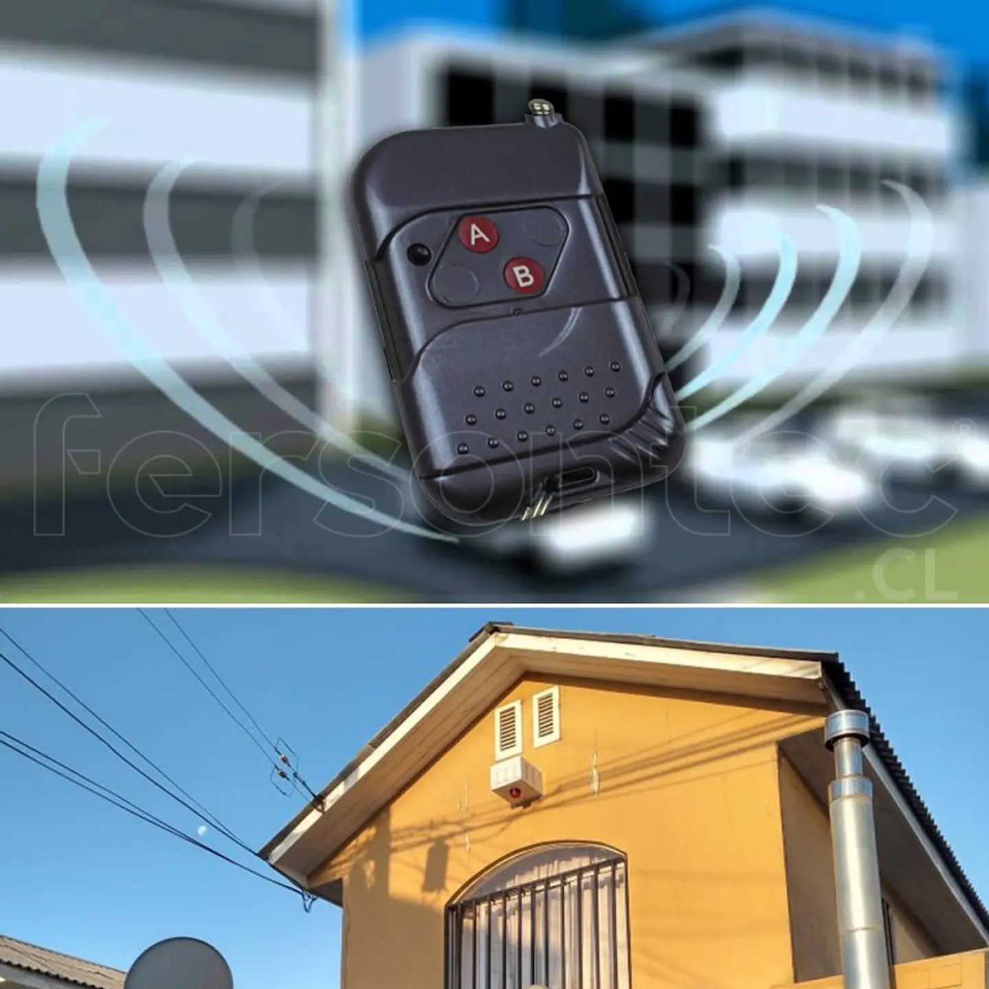 Alarma Comunitaria 30W WiFi Con App Movil  + 2 Control + Bateria Respaldo 3