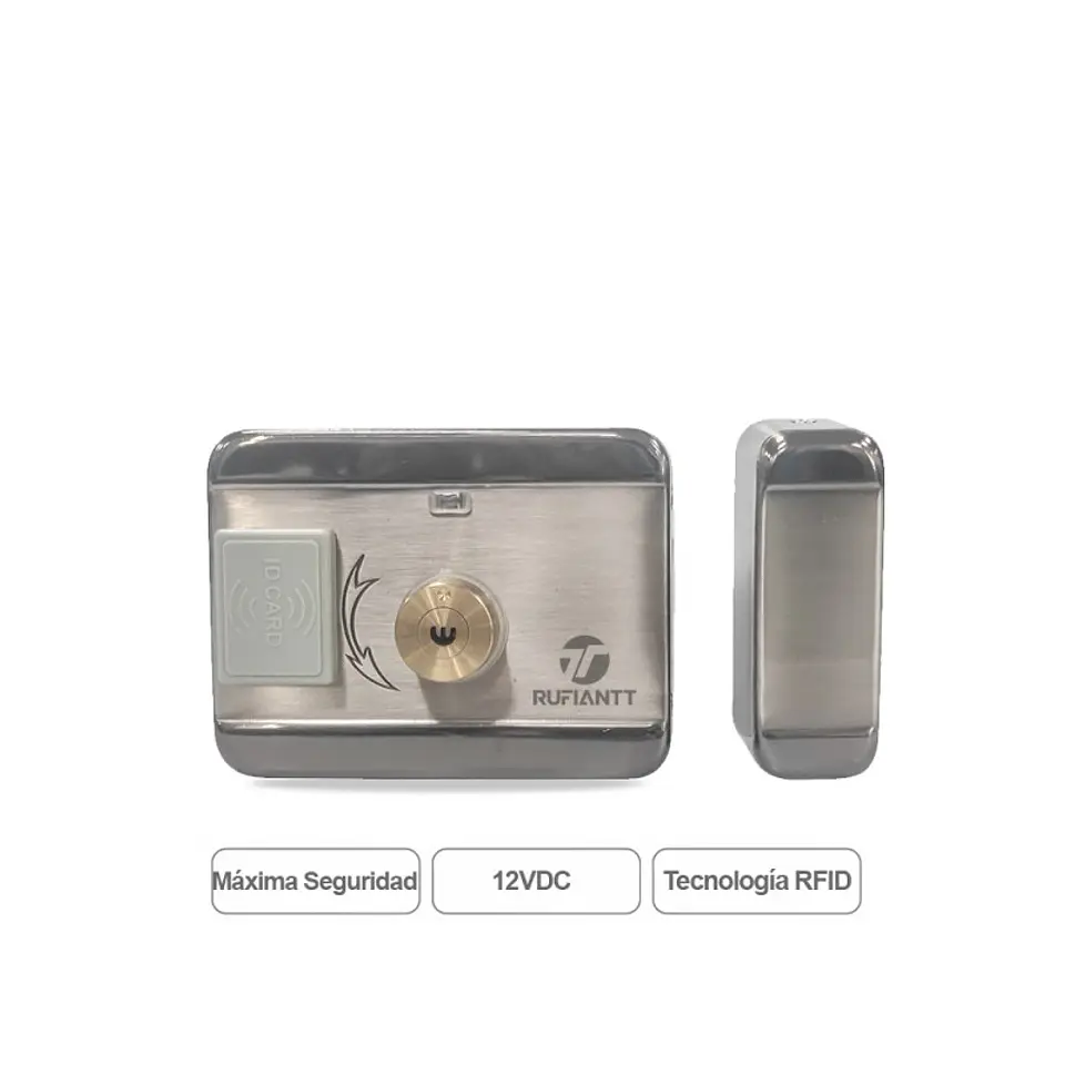 Chapa Electrica Todo En Uno Inteligente Rfid Control Acceso Para Puerta Porton Rufiantt 1