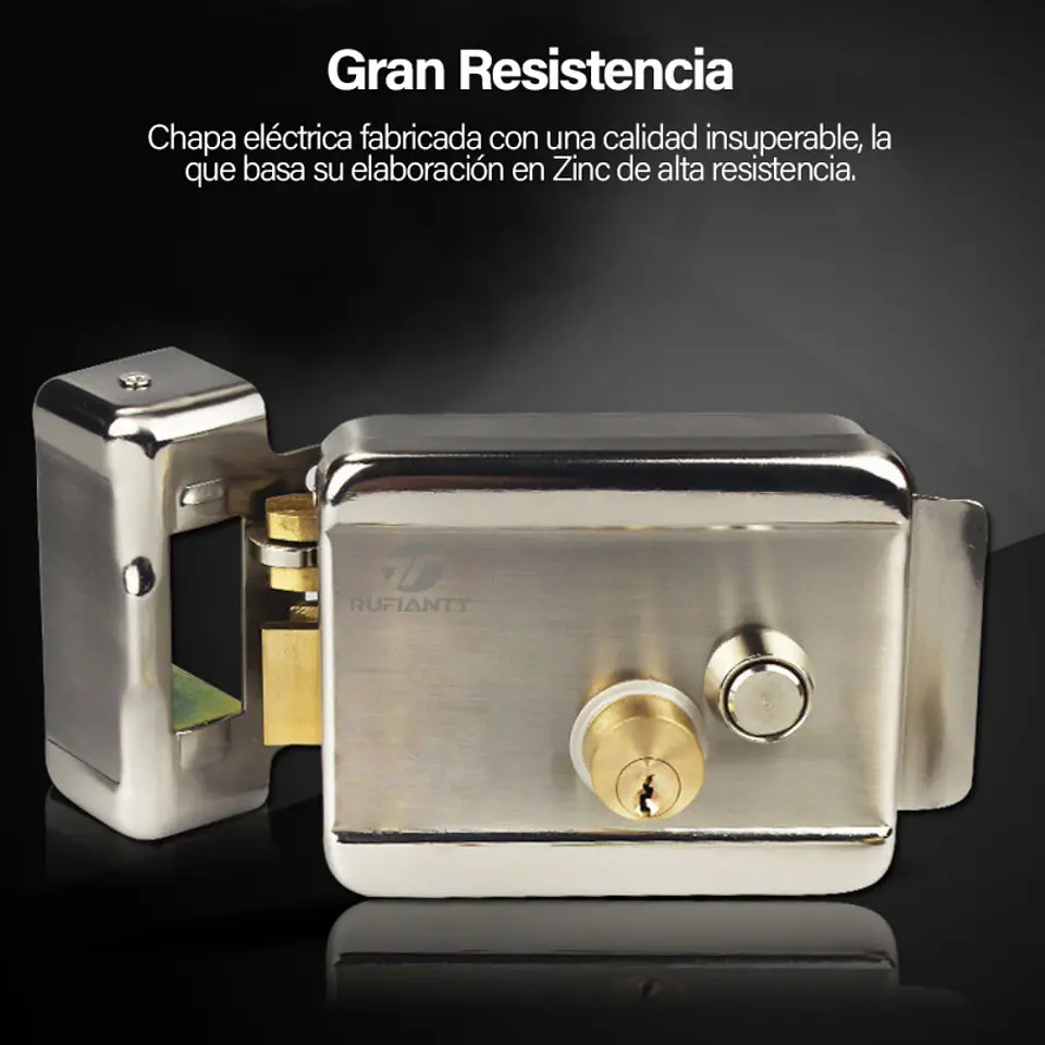 Chapa Eléctrica Cerradura Para Puerta Portón Citófonia Video Portero 3