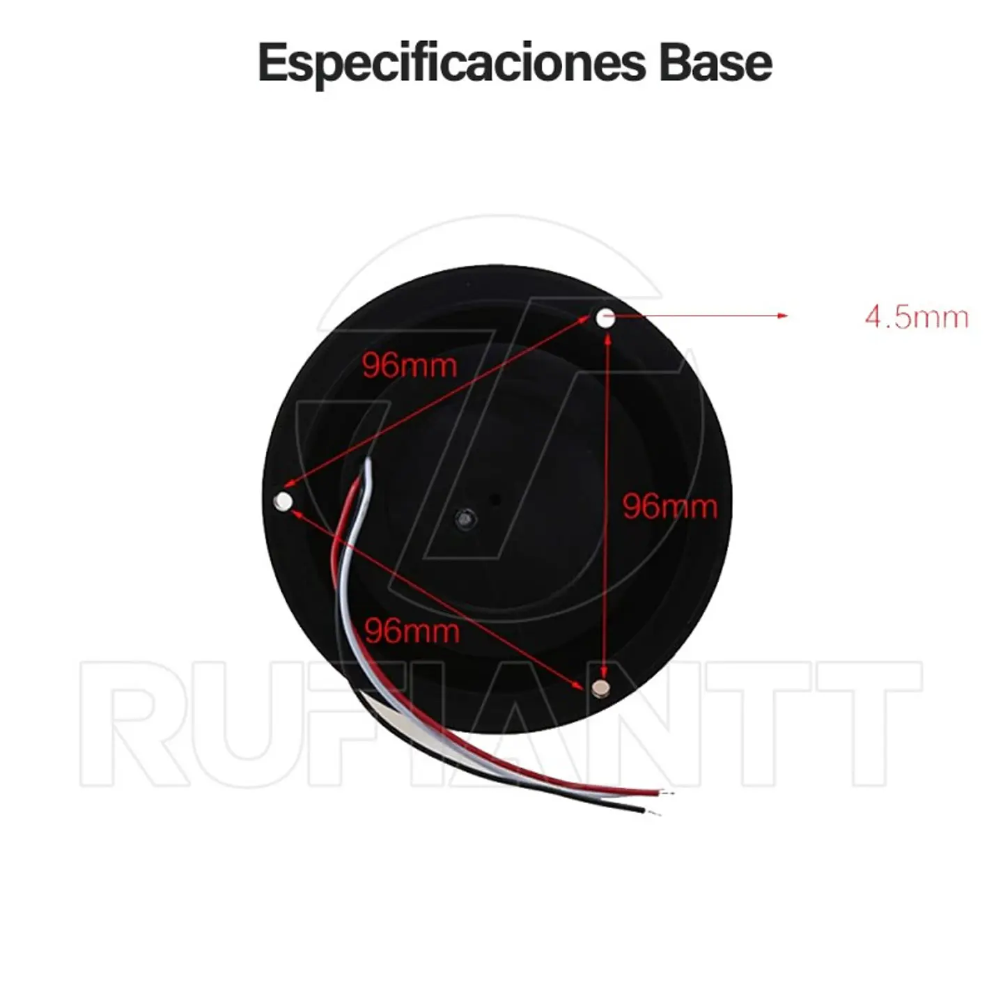 Baliza Led Con Imán Color Ambar Estroboscópica 12 - 60Vdc Emergencia 6