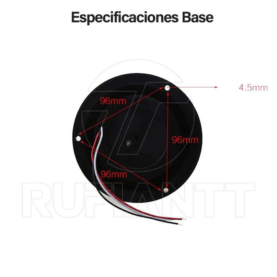 Baliza Led Con Imán Color Ambar Estroboscópica 12 - 60Vdc Emergencia 6