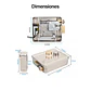 Chapa Eléctrica Cerradura Para Puerta Portón Citófonia Video Portero - Miniatura 4