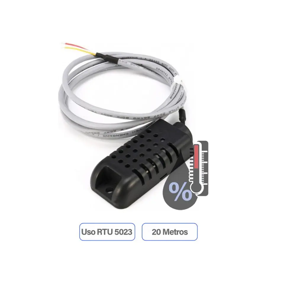 Sensor De Temperatura Y Humedad Para Rtu5023 Gsm 20 Metros De Largo 1