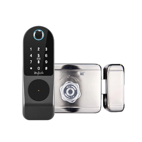 Cerradura Chapa Puerta WiFi, Digital, Bluetooth X900 Huella, Clave y Tarjeta Zeylink