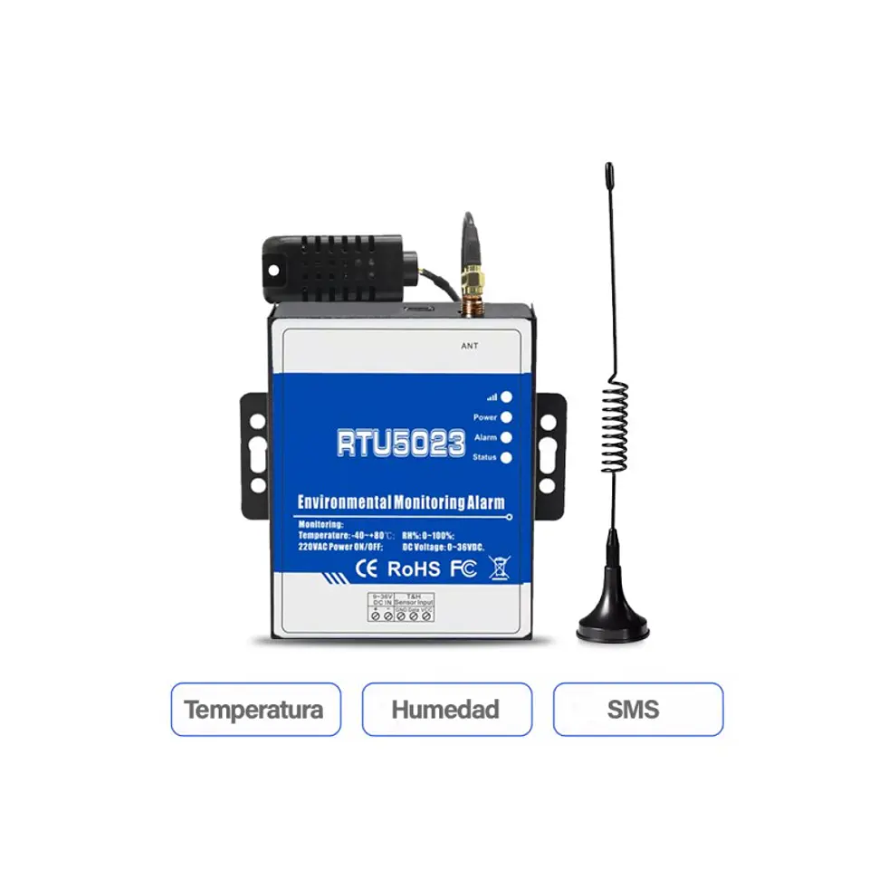 Rtu 5023 4G Gsm Sensor Temperatura Humedad Y Estado De Corte Energía Ac 1