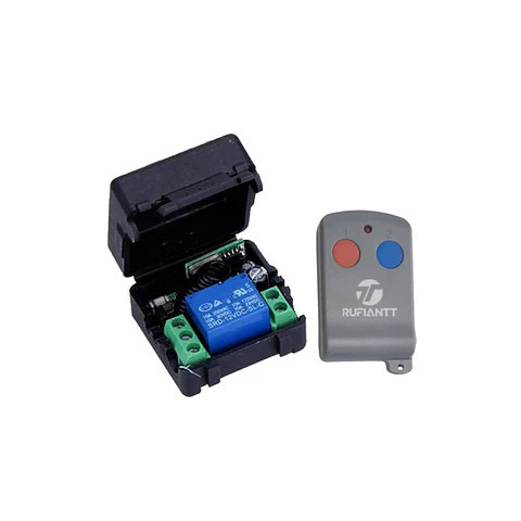 Módulo Rf 1 Relé Inalámbrico Control Remoto 1Ch 12V 433 Mhz Porton Alarma