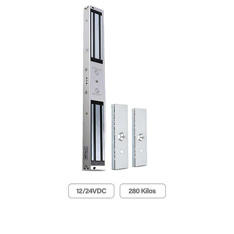Cerradura Magnética Doble Puerta 280Kg 12V-24V