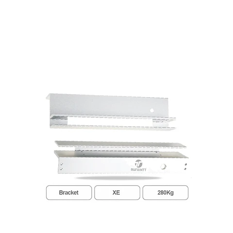 Soporte Bracket Tipo E Para Puerta De Vidrio Sin Marco Compatible Con Cerradura 280Kg