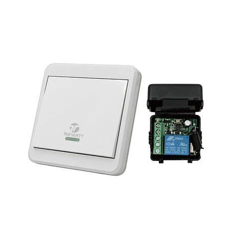 Rele Receptor 433 Mhz + Pulsador Inalámbrico Para Control Acceso