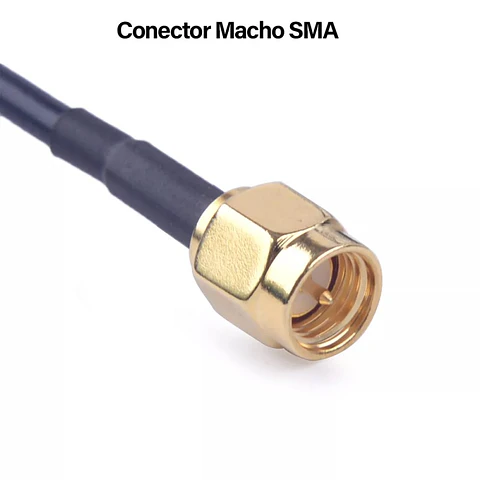 Antena 4G-3G-2G Omnidireccional 8 Dbi Conector Macho Sma Alta Ganancia