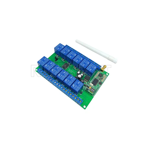 Interruptor Inalámbrico 220V Relé + Control Remoto Rf 12 Botones 5 Km