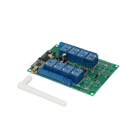 8 Relés Interruptor Inalámbrico 12V + Control Remoto Rf On/Off 5 Km
