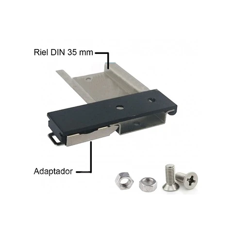 Adaptador De Riel Din Estándar 35 Mm Para Rtu Gsm Fácil Instalación