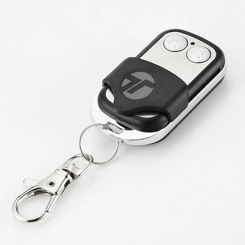 Control Remoto Metálico 433 Mhz 2 Botones Con Tapa