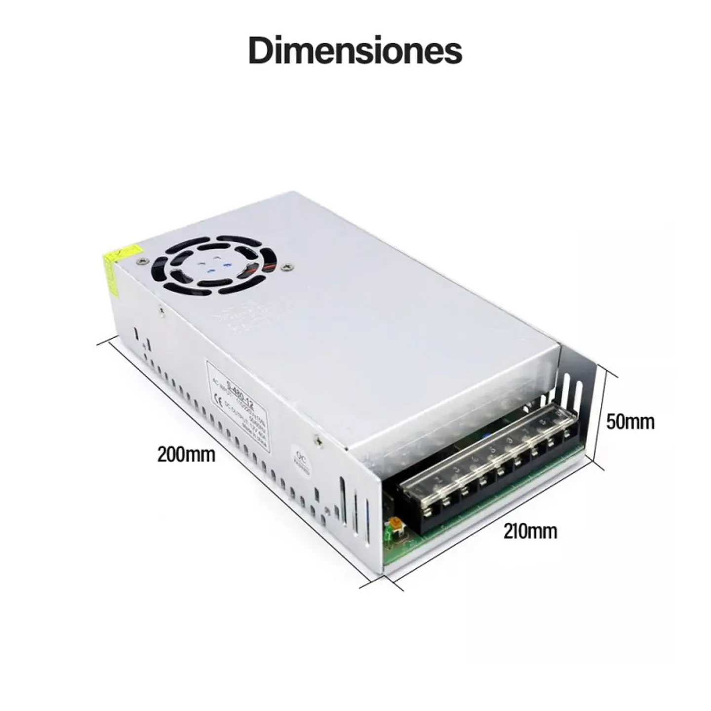 Fuente De Poder 12V Dc- 20A 220Vac Switching Metálica 3